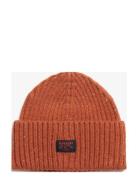 Workwear Nep Knitted Beanie Orange Superdry