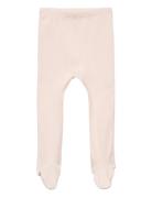 Baby Rib Tights W. Feet Pink Copenhagen Colors