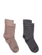 Ankle Sock - Rib Beige Minymo