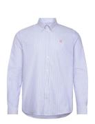 Konrad Contrast Oxford Shirt Blue Les Deux