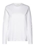 Long Sleeve Cotton T-Shirt White Mango