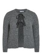 Vibows L/S Knit Cardigan/Ln Grey Vila