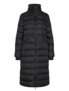 Mw Down Funnel Nk Maxi Coat Black Tommy Hilfiger