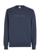 Raised Line Logo Sweatshirt Navy Calvin Klein