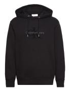 Chenille Monologo Hoodie Black Calvin Klein Jeans