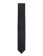 Polyester Tie 5 Cmpolyester Tie 5 Cm Black Lindbergh Black