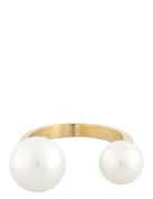 Next Pearl Ring G/White - L Gold SNÖ Of Sweden