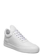 Low Top Ripple Nappa All White White Filling Pieces