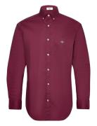 Reg Poplin Shirt Burgundy GANT