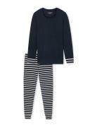 Long Pyjamas Midnight Blue - Casual Essentials Navy Schiesser