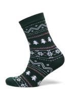 The Fine Snowflake Socks Khaki Christmas Sweats