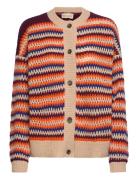 Italian Wool Knit Cardigan Orange Stella Nova