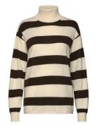 Eco Wool Stripe Kally Sweater Cream Mads Nørgaard