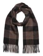 Bs Merlin Scarf Brown Bruun & Stengade