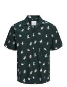 Jjxmas Aop Shirt Ss Green Jack & J S