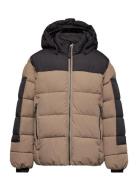 Jacket - Quilt Brown Color Kids