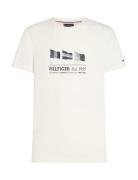 Hilfiger Flags Tee Cream Tommy Hilfiger