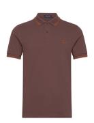 Twin Tipped Fp Shirt Brown Fred Perry