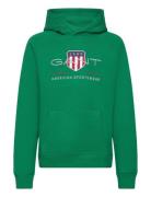 Archive Shield Hoodie Green GANT