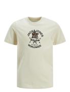 Jorseven Skull Tee Ss Crew Neck Sn Jnr Cream Jack & J S