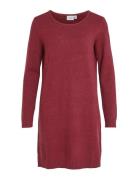 Viril L/S Knit Dress - Noos Red Vila