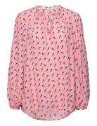 Dvf New Freddie Blouse Pink Diane Von Furstenberg