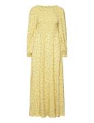 Light Jacquard Maxi Dress Yellow ROTATE Birger Christensen