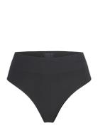 Smooth Thong Black Organic Basics