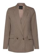 Front Button Closure Brown Mango