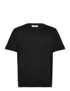 True Heavy Boxy Fit Tee Black Organic Basics