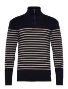 Sweater Zip-Up Collar Héritage Navy Armor Lux