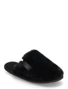 Hotel Slipper Fur After Glow Black Calvin Klein