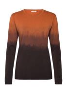 Flow Long Sleeve Short T-Shirt - Xe Orange Rabens Sal R