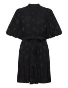 Roxy Jacquard Dress Black Fabienne Chapot