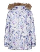 Print Winter Parka Purple Gugguu