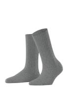 Cosy Wool Boot Sock Warm Grey Falke Women