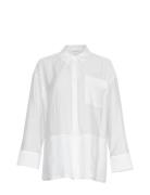 Mschbarrington Shirt White MSCH Copenhagen