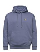 Over D Pullover Hoodie Blue Lyle & Scott