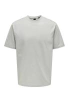 Onsfred Rlx Ss Tee Grey ONLY & SONS