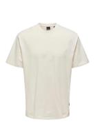 Onsfred Rlx Ss Tee White ONLY & SONS