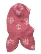 Balaclava Knit W. Pattern Pink Minymo