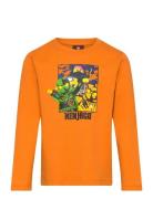 Lwtano 621 - T-Shirt L/S Orange LEGO Kidswear