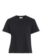 Vinora S/S T-Shirt - Noos Black Vila