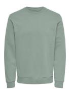 Onsceres Crew Neck Noos Green ONLY & SONS