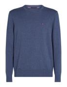 Essential Ssnl Cotton Crew Neck Blue Tommy Hilfiger