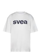 Swaustin Boxy Logo Ss T-Shirt White Svea