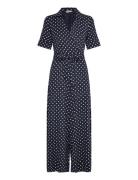 Blake Dot Jumpsuit Navy Jumperfabriken