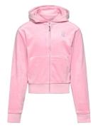 Jc Diamante Zip Thru Hood Pink Juicy Couture