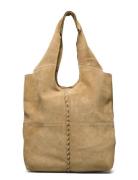 Suede Demi Bag Beige Becksöndergaard