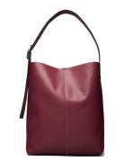 Glossy Mae Buckle Bag Red Becksöndergaard